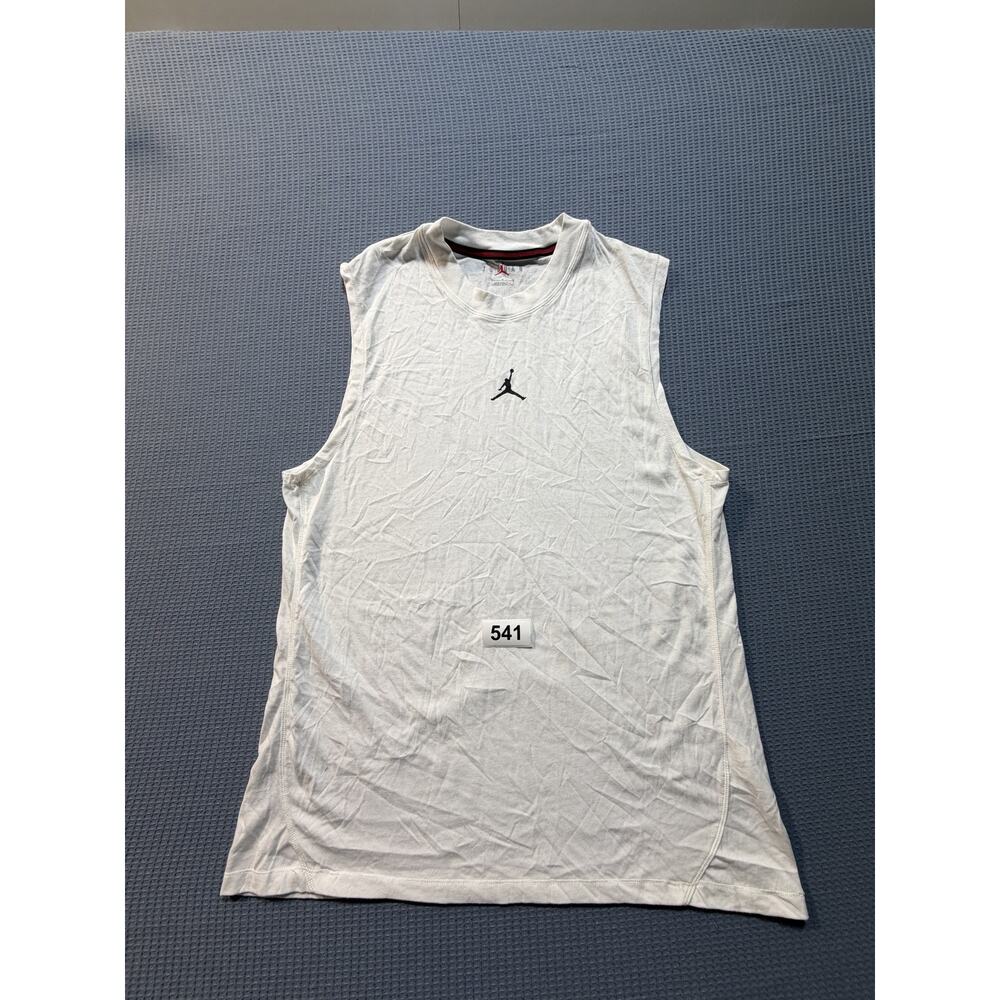 Jordan Casual‎ Sleeveless Tee Men Sz M White Brand New